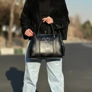 کیف دوشی مشکی زنانه